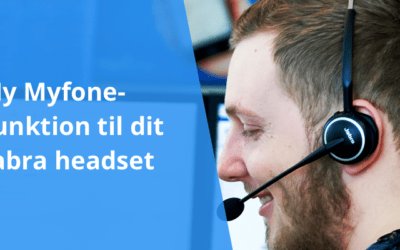 Besvar opkald i Myfone direkte på dit Jabra headset